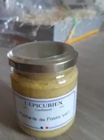 Moutarde au poivre vert