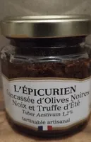 Concassé d'olives noires, noix et truffes d'été