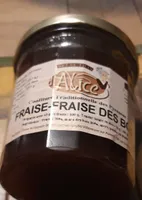 Confiture fraise fraise des bois