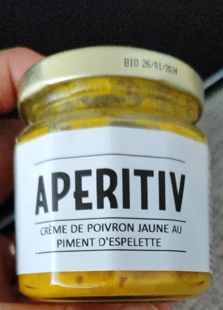 Crème de poivron jaune
