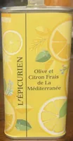 Olive et citron frais de la Méditerranée