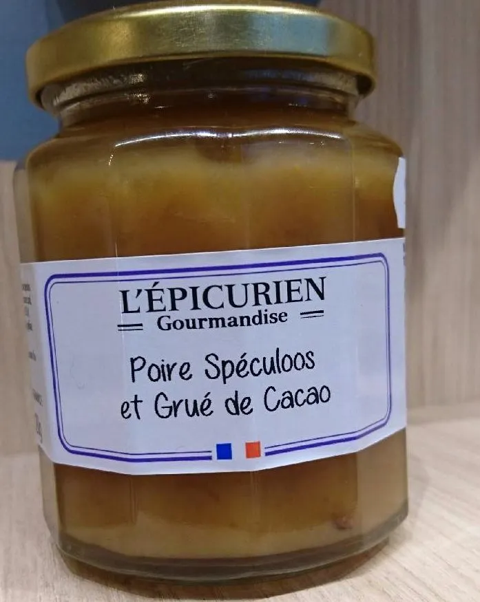 Poire Spéculoos et Grué de Cacao