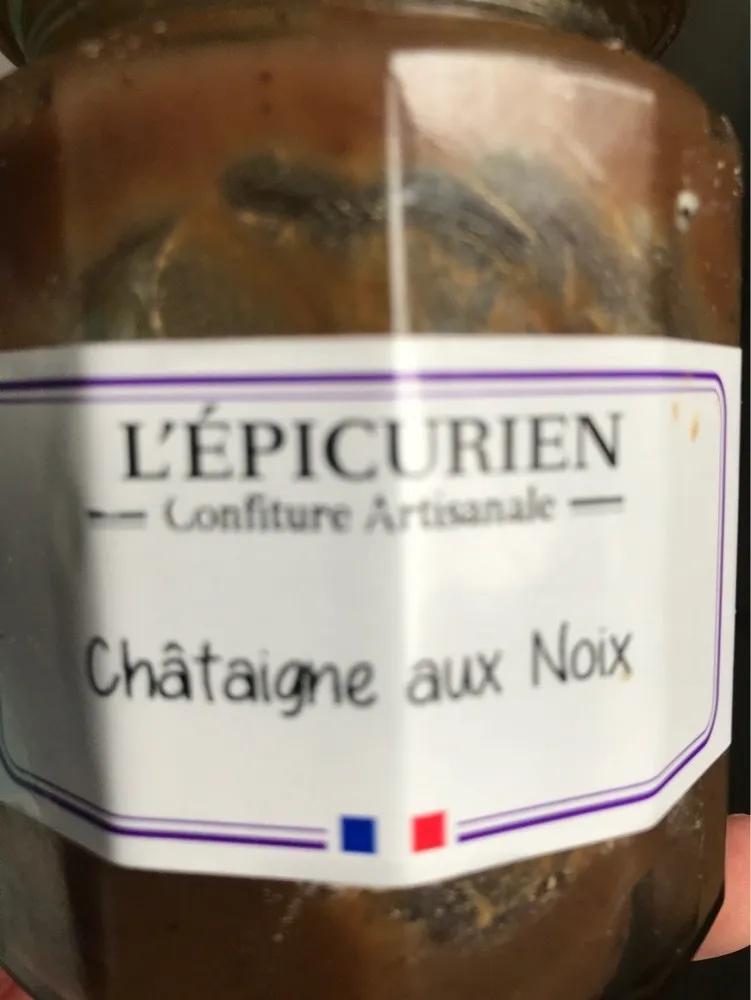Confiture châtaigne aux noix