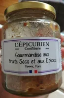 Gourmandise aux fruits secs et aux épices