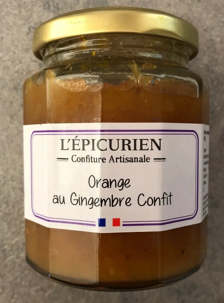 Orange au gingembre confit