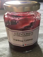 Confiture artisanale framboise epepinee