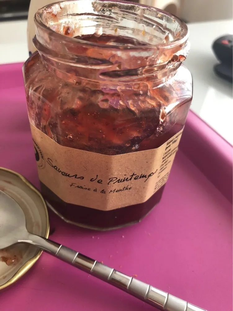 Fraise à la menthe