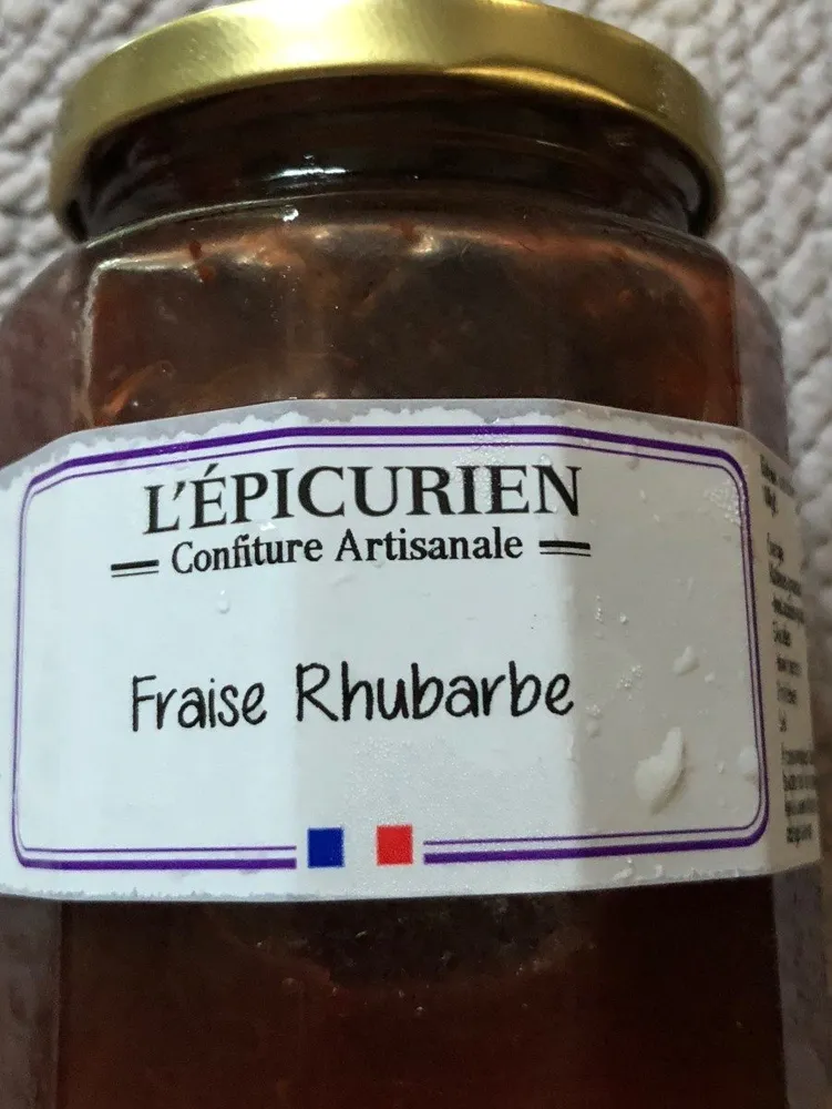 Confiture Fraise Rhubarbe