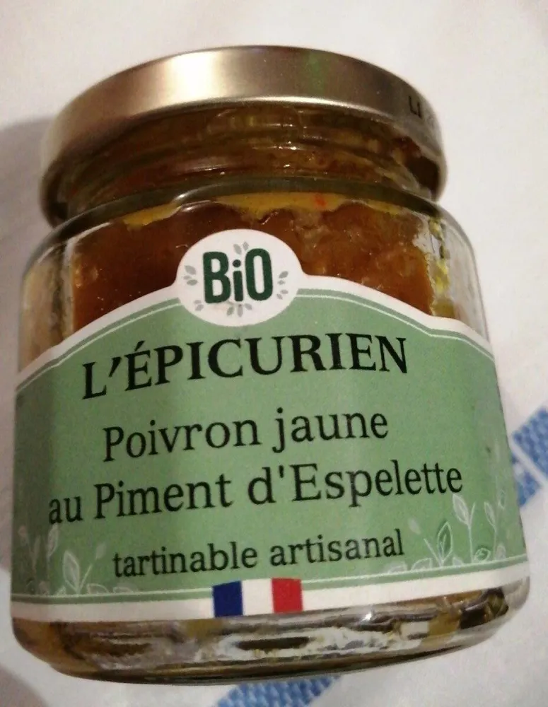 Poivrons jaunes au piment d'espelette