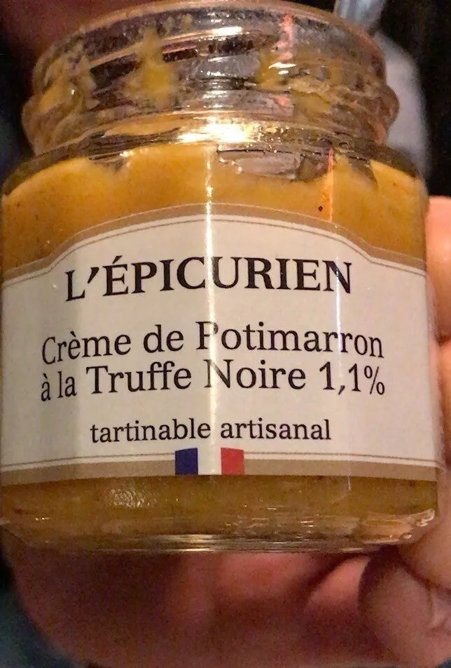 Creme de potimarron truffe noire 1,1%
