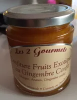 Confiture fruits exotiques au gingembre confit