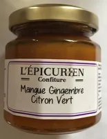 Confiture mangue gingembre citron vert