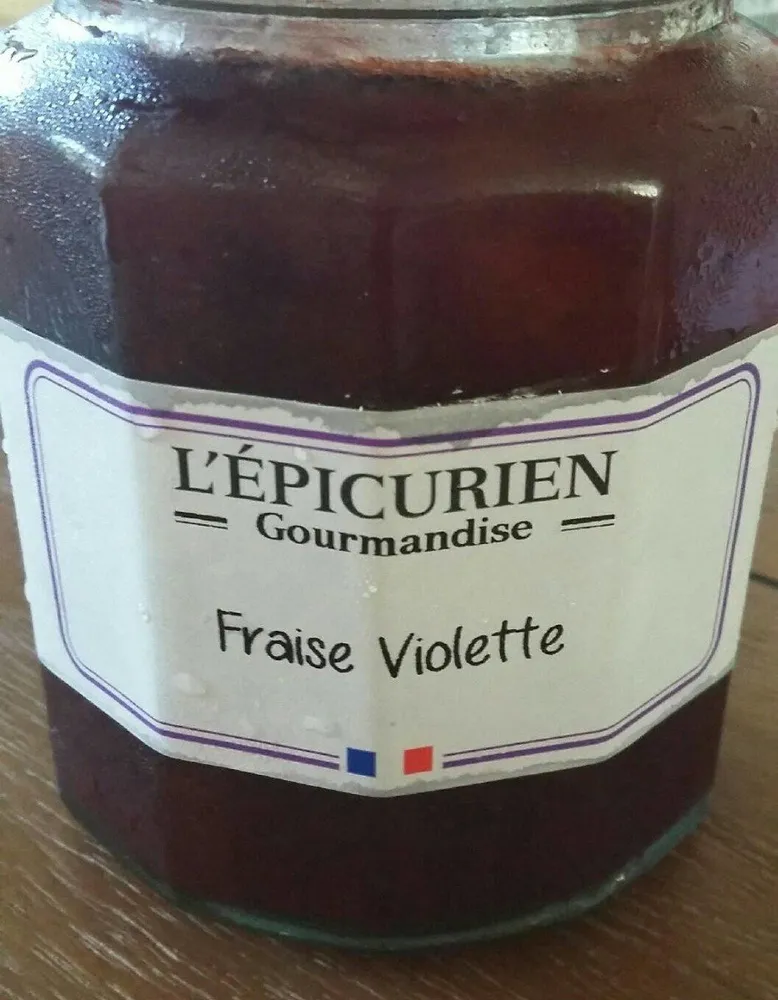 Confiture fraise violette