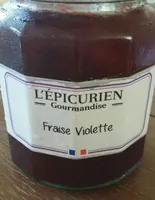 Confiture fraise violette
