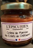 Crème de marrons aux éclats de châtaignes