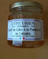 L'epicurien Confit de Cidre à la pomme et au calvados