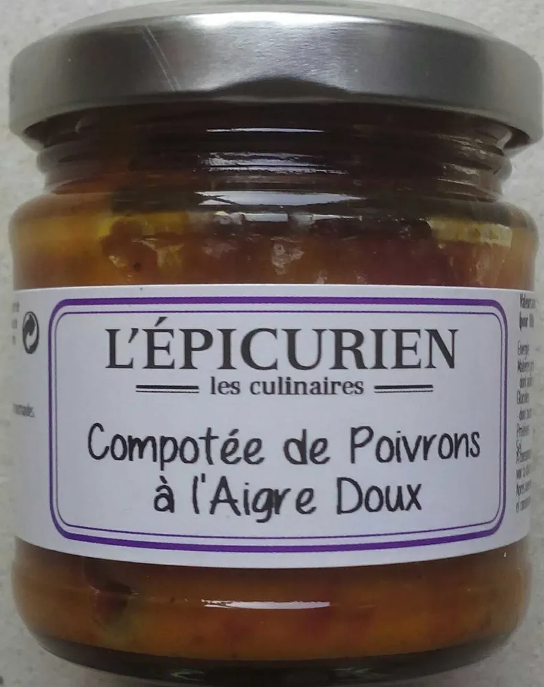 Compotée de Poivrons à l'Aigre Doux