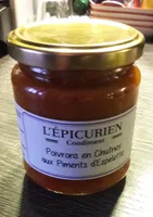 Poivrons en chutney aux piments d espelette