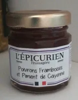 Confit de Poivrons Framboises et Piment de Cayenne