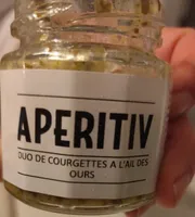 Duo de courgettes à l'ail des ours