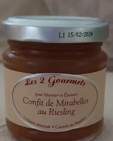 Confitde mirabelles au Riesling