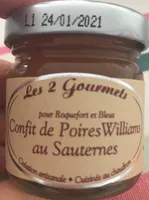Confit de Poires Williams au Sauterne