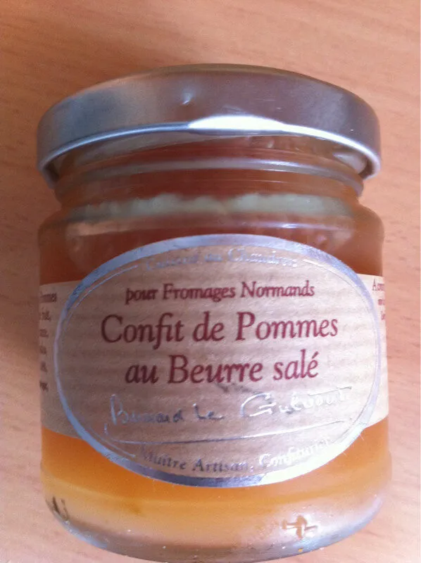 Confit de pommes au beurre sale