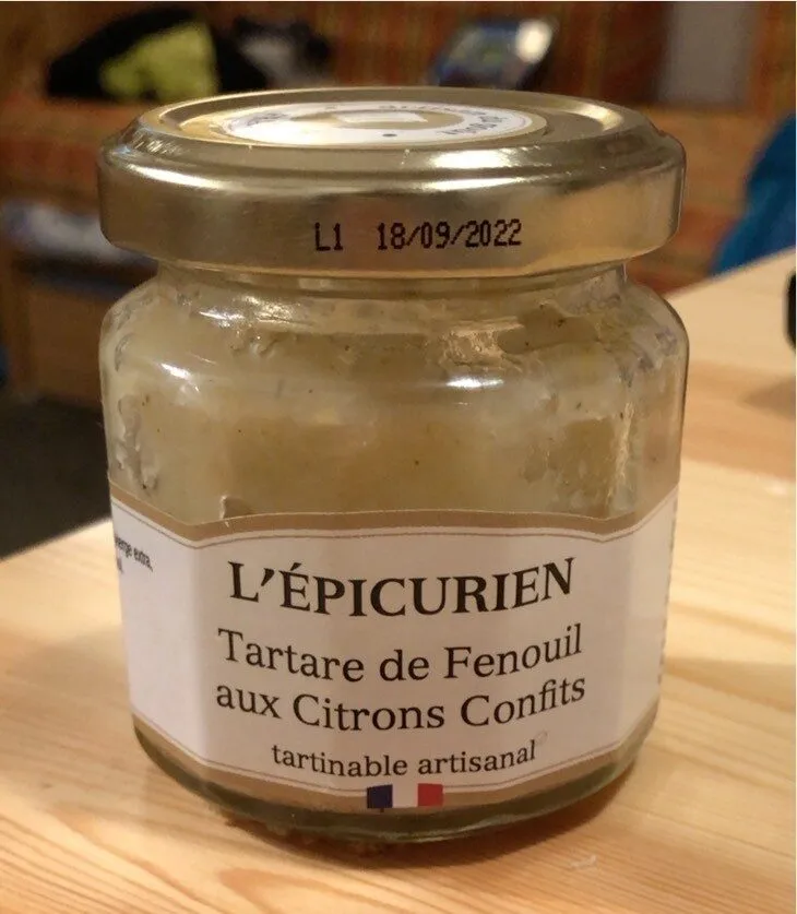 Tartare de fenouil aux citrons confits