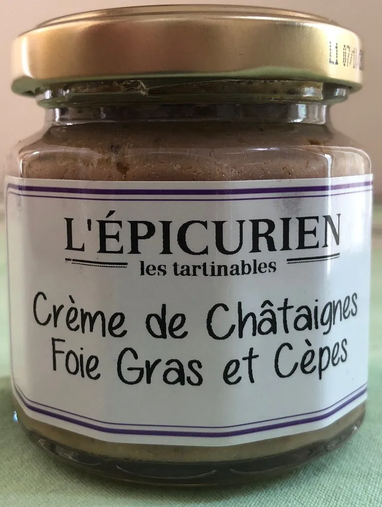 Crème de châtaignes foie gras et cèpes