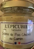 Crème de pois chiche au cumin