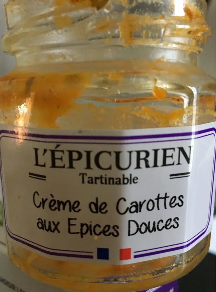 Creme de carottes aux epices douces