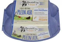6 oeufs Plein air