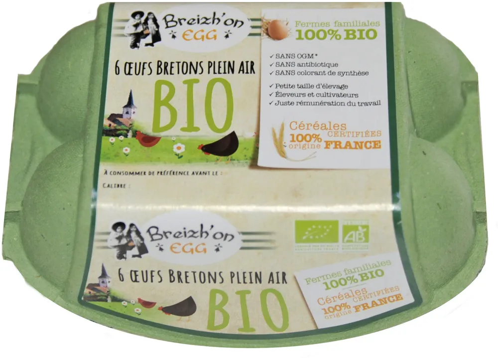 6 oeufs BIO