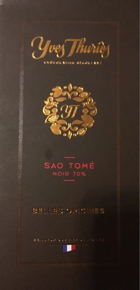 Chocolat Sao Tomé noir 70%