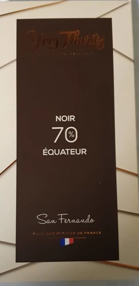 Chocolat 70 % équateur