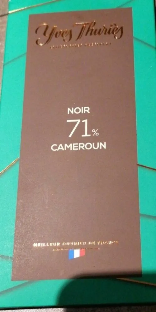 Tablette chocolat noir 71% Cameroun