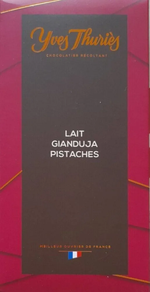 Lait grandira pistaches