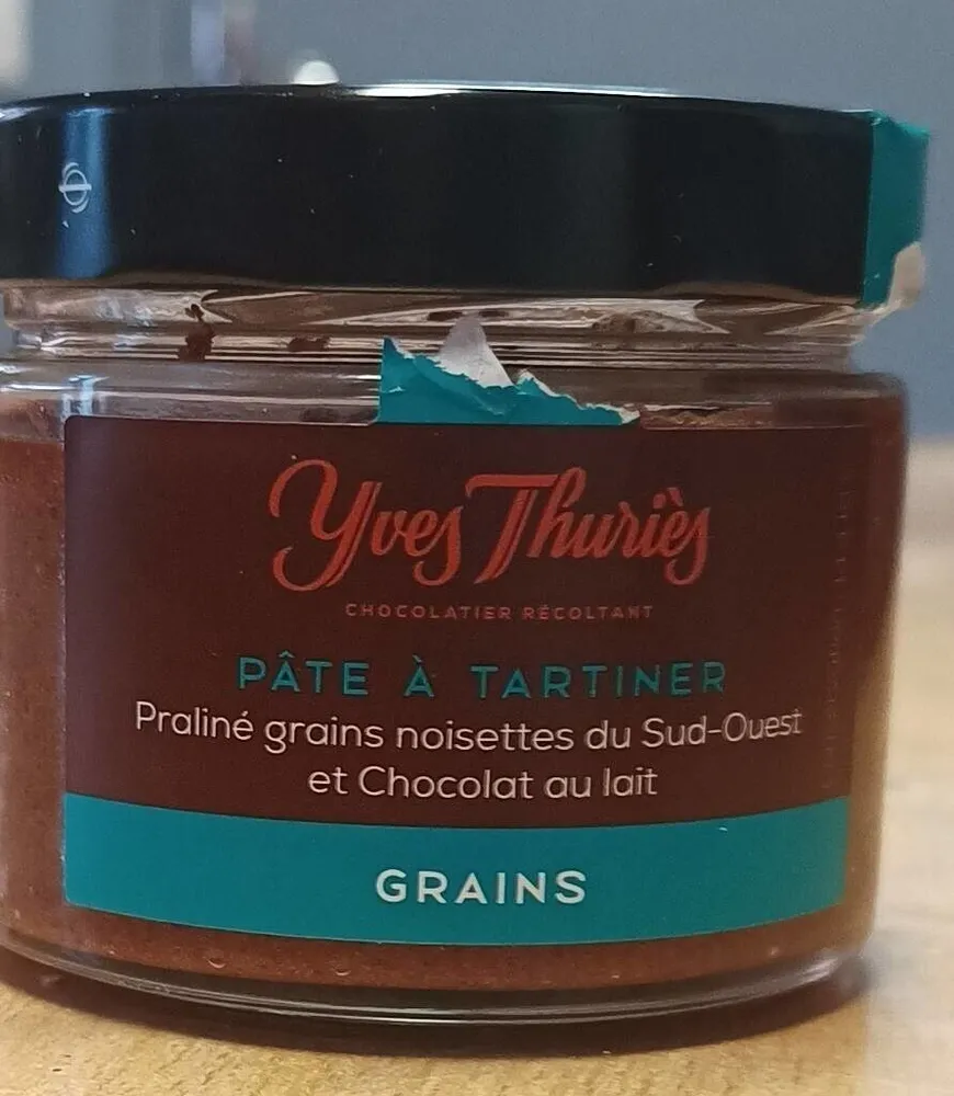 Pâtes à tartiner praliné grains noisettes du Sud Ouest