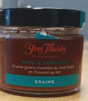 Pâtes à tartiner praliné grains noisettes du Sud Ouest