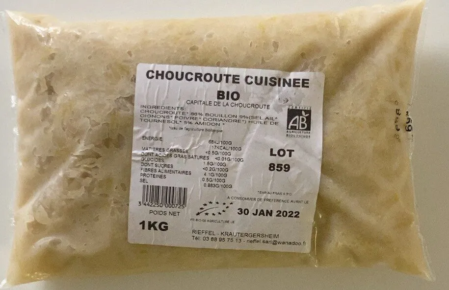 Choucroute cuisinée