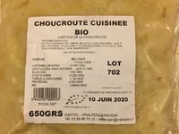 CHOUCROUTE CUISINEE