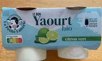 Le bon yaourt bio citron vert