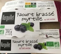 4X125G YAOURT Vache Myrtilles