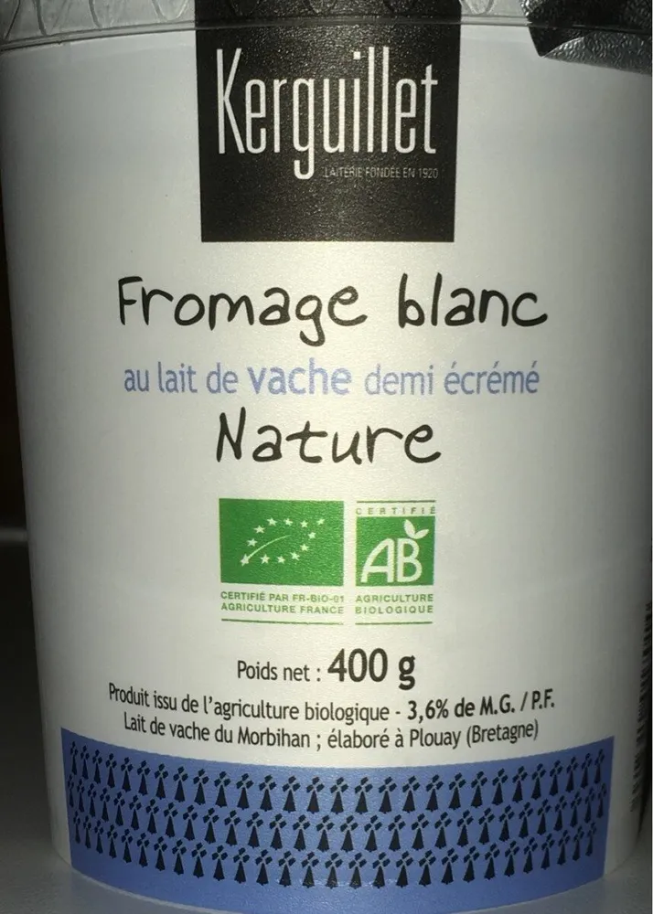 Fromage blanc nature