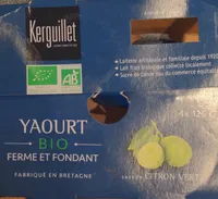 4 Yaourts citron vert
