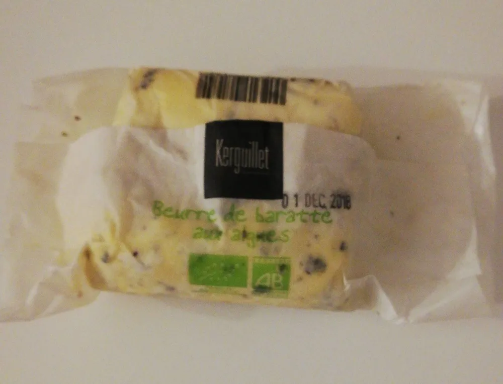 Beurre de baratte aux algues