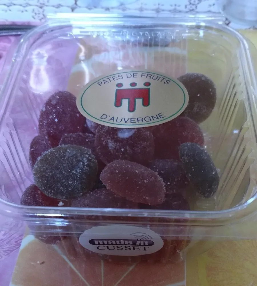Palets de fruits naturels