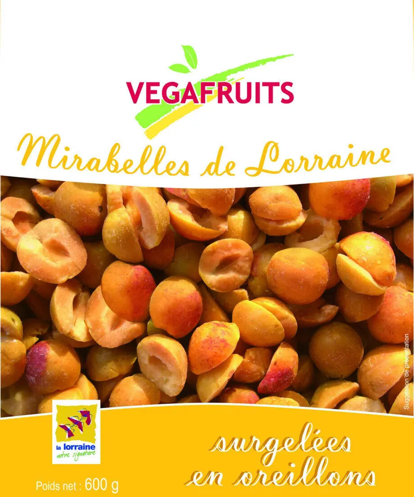 Mirabelles de Lorraine en oreillons surgelées