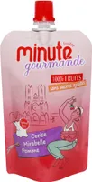 Minute gourmande - gourde cerise mirabelle pomme