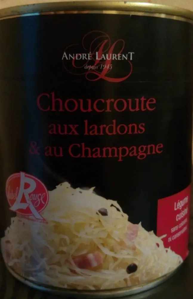 Choucroute aux lardons & au Champagne